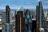 UK, London, City of London skyscrapers