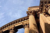 Architecture Detail, Low Angle View, Palace of Fine Arts, San Francisco, California, USA