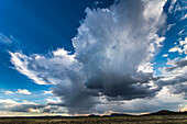 Usa, California, Sky with storm clouds