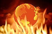 Globus in Flammen