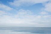 USA, Massachusetts, Cape Cod, Nantucket Island, White clouds above Nantucket Sound