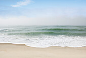 Massachusetts, Nantucket Island, Calm beach and ocean wave