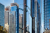 USA, New York, New York City, Wolkenkratzer in Hudson Yards