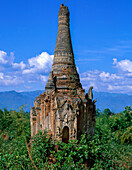 Myanmar, Bagan, Old Buddhist stupa
