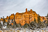 USA, Utah, Bryce Canyon, Sandsteinfelsen in der Nähe des Bryce Canyon National Park