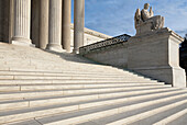 USA, DC, Washington, Stairs of US Supreme Court