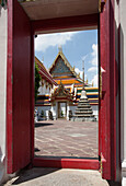 Thailand, Bangkok, Entrance to Grand Palace Phra Borom Maha Ratcha Wang