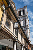 Piazza Trento e Trieste und Kathedrale, Ferrara, Emilia Romagna, Italien