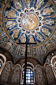 Mosaik im Baptisterium des Neon, Baptisterium der Orthodoxen, UNESCO World Heritage site, Ravenna, Emilia-Romagna, Italien, Europa
