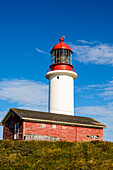 Cape Race Lighthouse, Cape Race, Avalon Peninsula, Newfoundland, Canada, North America