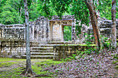 Portal, Struktur IV-B, Archäologische Zone Balamku, Maya-Ruinen, Bundesstaat Campeche, Mexiko, Nordamerika