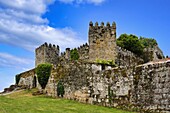 Treason's Gate und Wälle, Schloss Trancoso, Serra da Estrela, Centro, Portugal, Europa