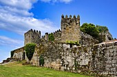 Treason's Gate and ramparts, Trancoso Castle, Serra da Estrela, Centro, Portugal, Europe