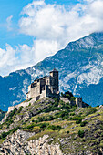 Chateau de Tourbillon, Sion, Wallis, Schweiz, Europa