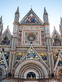 Detail der Kathedrale (Duomo), Orvieto, Umbrien, Italien, Europa