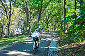 Bicycle Path, Riverside Park, New York City, New York, USA