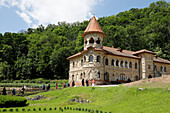 Visitors, Rudi Orthodox Monastery, Soroca, Moldova, Europe