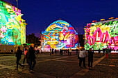 Bebelplatz during the Festival of Lights, Unter den Linden, Berlin, Germany, Europe