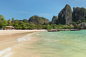 West Rai Leh Beach, Railay Peninsula, Krabi Province, Thailand, Southeast Asia, Asia