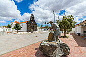 St.-Anna-Kirche (Iglesia de Santa Ana), Casillas del Angel, Puerto del Rosario, Fuerteventura, Kanarische Inseln, Spanien, Atlantik, Europa