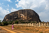 Zuma rock, Abuja, Nigeria, West Africa, Africa