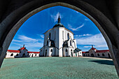 Pilgrimage Church of Saint John of Nepomuk, UNESCO World Heritage Site, Zelena Hora, Czech Republic, Europe