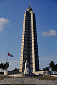 Jose Marti-Denkmal auf der Plaza de la Revolucion (Platz der Revolution), Havanna, Kuba, Westindien, Mittelamerika
