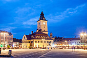 Ratsplatz, Altstädter Ring in Brasov, Siebenbürgen, Rumänien, Europa