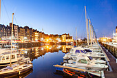 Alter Hafen von Honfleur, Calvados, Normandie, Frankreich, Europa