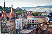 Cluj-Napoca city center, Cluj-Napoca, Transylvania, Romania, Europe
