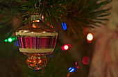Christmas tree ornaments.