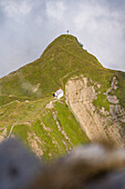 View from the Oberhaupt to the Klimsen Chapel and Klimsenhorn