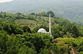 small mosque on road 115 at Sar Planina National Park, South Kosovo