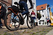 in the old town of Husum, North Friesland, North Sea coast, Schleswig-Holstein