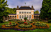 Königliches Kurhaus im Albert Park, Bad Elster, Vogtland, Sachsen, Deutschland