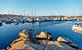 Marina of Palau, sailing boats, Sardinia, Mediterranean Sea, Italy, Europe,
