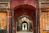 Gateways, Dien Tho Palace, historische Zitadelle von Hue, Kaiserstadt, Hue, North Central Coast, Vietnam