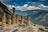 Griechenland, Delphi, Tempel, Apollo