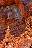 Arizona, Coconino National Forest, Palatki Heritage Site, Cliff Dwelling Ruine