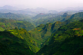 Landschaft im Berg Simien, Äthiopien