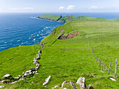 Island Mykines, Part Of The Faroe Islands In The North Atlantic. Denmark