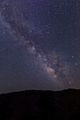 USA, California, Bishop. Milky Way over Sierra Nevada Range