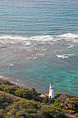 Diamond Head Lighthouse, Diamond Head State Monument (Leahi Crater), Honolulu, Oahu, Hawaii.
