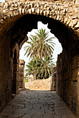 Eingang zum Theater, römische Ruinen von Bulla Regia, Tunesien, Nordafrika