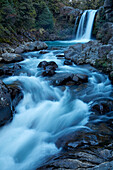 Tawhai Falls, Whakapapanui Stream, Tongariro National Park, Zentralplateau, Nordinsel, Neuseeland