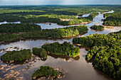 Essequibo River Guyana, Südamerika, Längster Fluss in Guyana