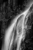 USA, Kalifornien, Yosemite-Nationalpark, Detail des unteren Yosemite-Wasserfalls