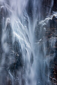 USA, Kalifornien, Yosemite-Nationalpark, Detail des Bridalveil Falls