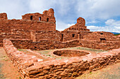 San Gregorio Church at Abo Ruins, Salinas Pueblo Missions National Monument., New Mexico, USA