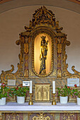 Schwarze Madonna, Königin des Friedens, Pfarrkirche St. Joseph, Beilstein an der Mosel, Cochem-Zell, Rheinland-Pfalz, Deutschland